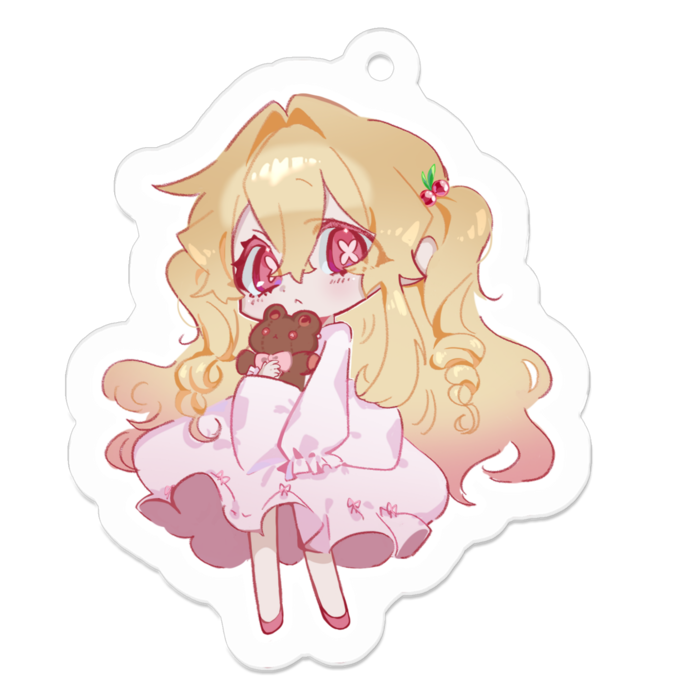 アクリルキーホルダー - 50 x 50 (mm)