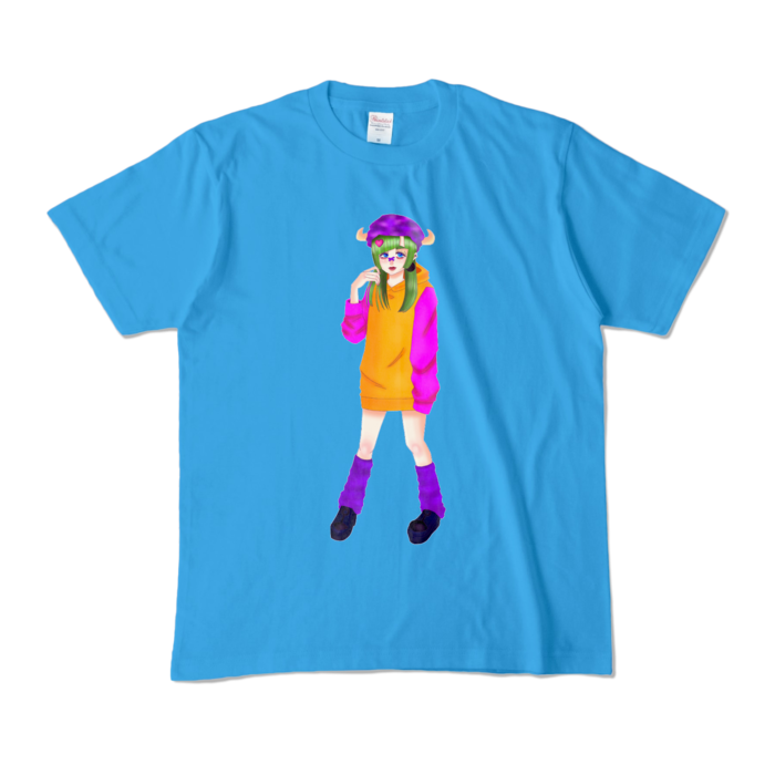 カラーTシャツ - M - ターコイズ (濃色)