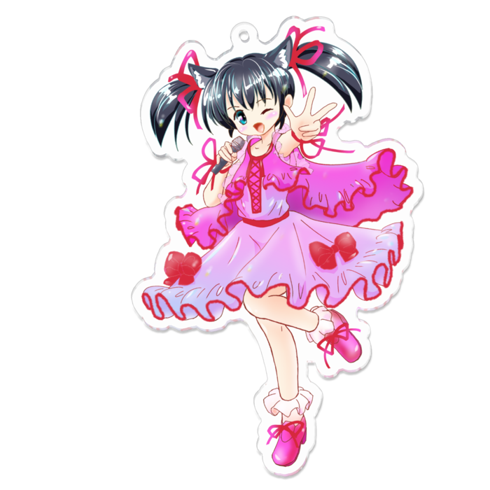 アクリルキーホルダー - 100 x 100 (mm)