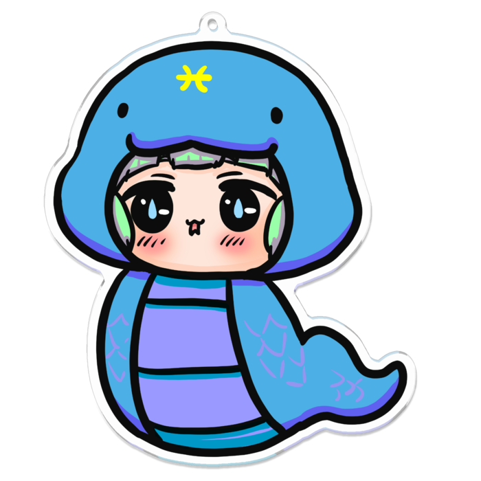 アクリルキーホルダー - 100 x 100 (mm)