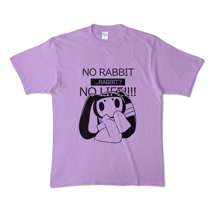 カラーTシャツ - XL - ライトパープル (淡色)
