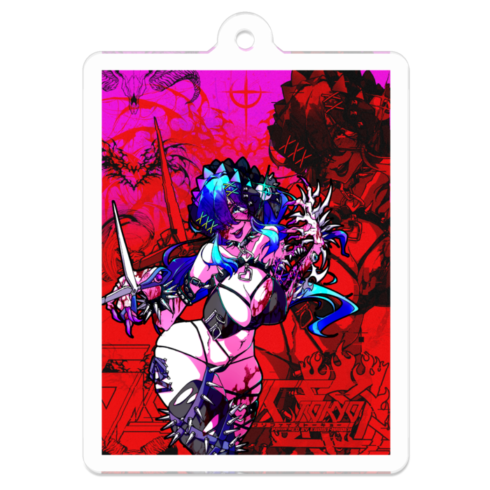 アクリルキーホルダー - 50 x 50 (mm)