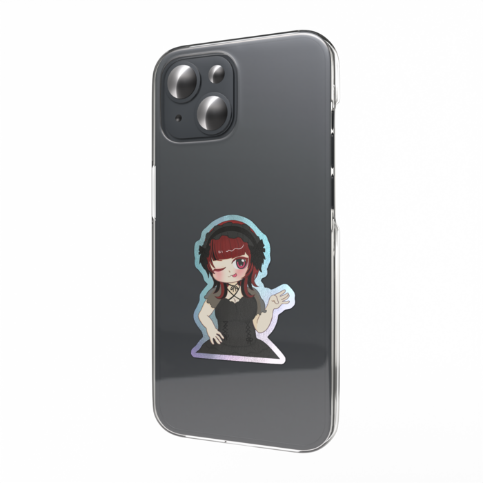 オーロラスマホステッカー - 縦