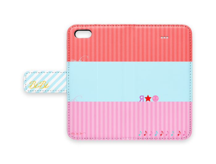 手帳型iPhoneケース - iPhone5 - ストラップ穴 なし