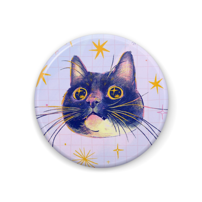パステル猫-黒猫
