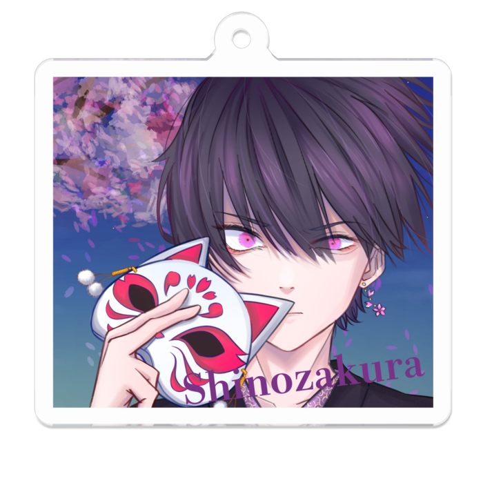 アクリルキーホルダー - 50 x 50 (mm)