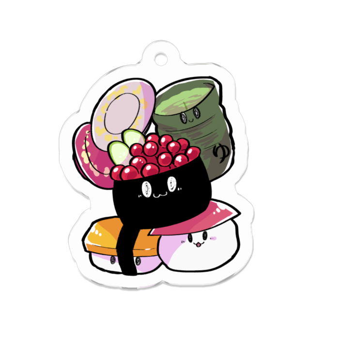 アクリルキーホルダー - 50 x 50 (mm)