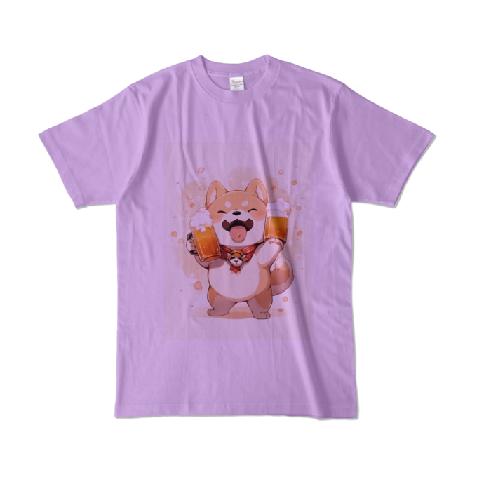 カラーTシャツ - L - ライトパープル (淡色)