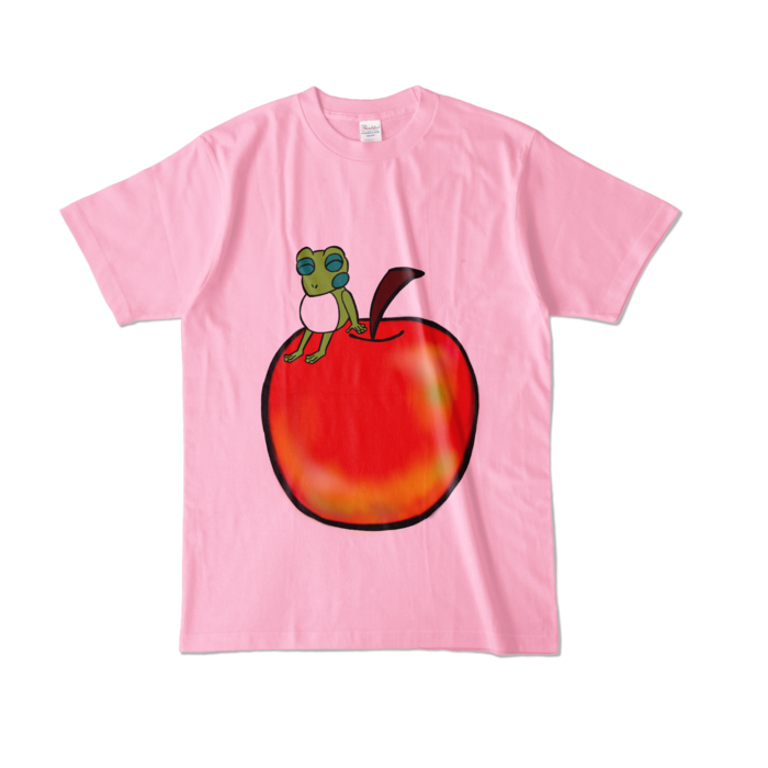 カラーTシャツ - L - ピーチ (淡色)