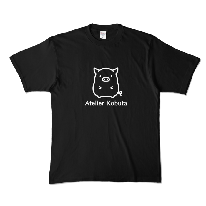 カラーTシャツ - XL - ブラック (濃色)