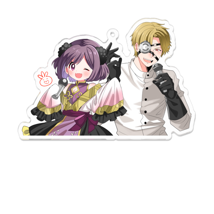 アクリルキーホルダー - 100 x 100 (mm)