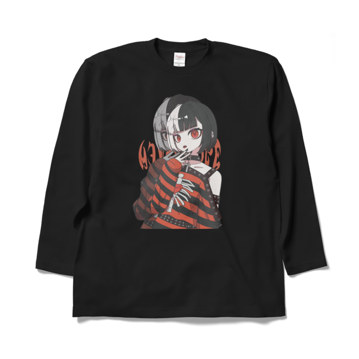 ロングスリーブTシャツ - XL - ブラック