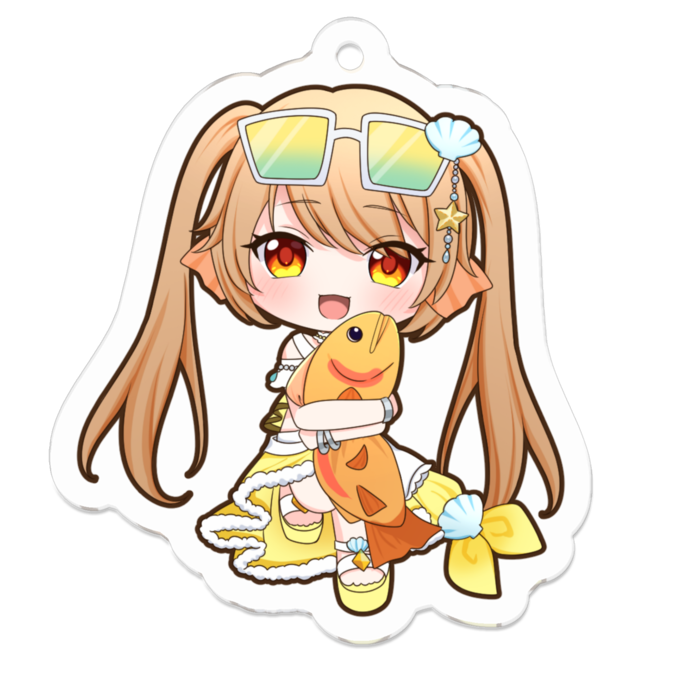 アクリルキーホルダー - 50 x 50 (mm)