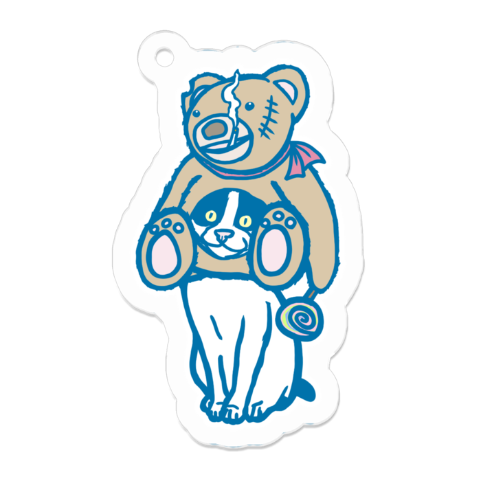 アクリルキーホルダー - 50 x 50 (mm)