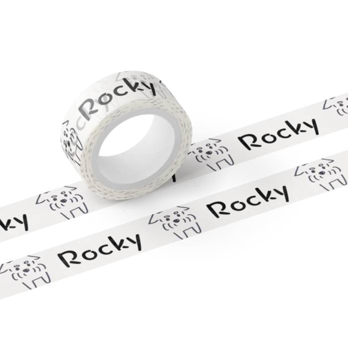 Rockyゆるゆるイラストマスキングテープ Rocky Ohana Booth