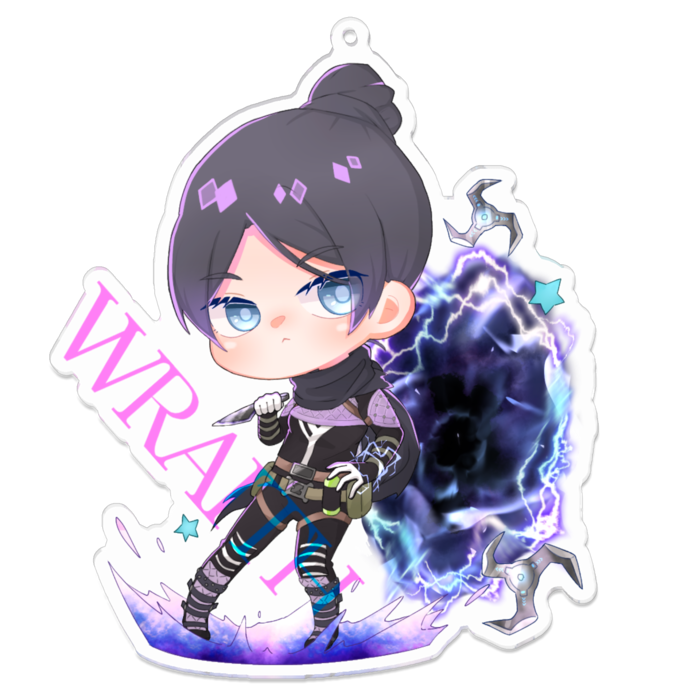 アクリルキーホルダー - 100 x 100 (mm)