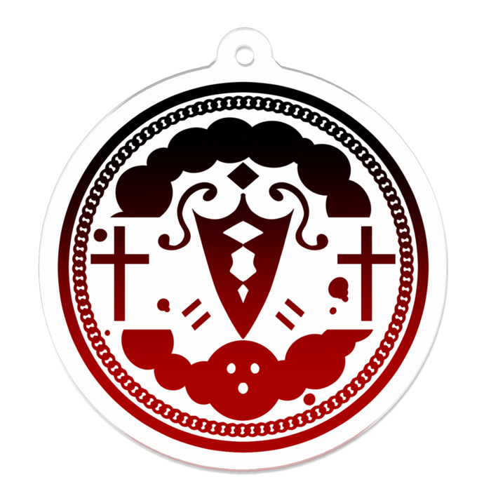 アクリルキーホルダー - 50 x 50 (mm)