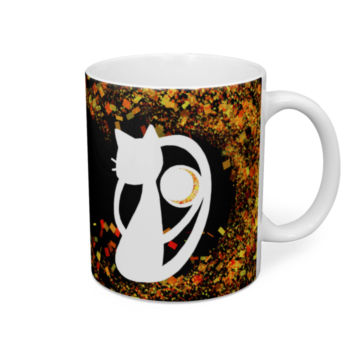 白ねこ マグカップ - 直径 8 cm / 高さ 9.5 cm(1)