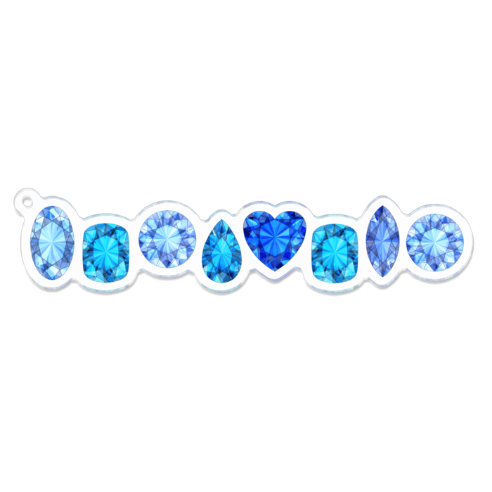 アクリルキーホルダー - 100 × 100 (mm)