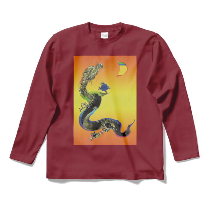 ロングスリーブTシャツ - S - バーガンディ