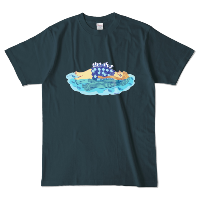 カラーTシャツ - L - デニム (濃色)