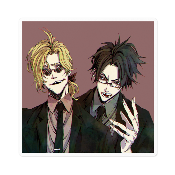 ステッカー - 100 x 100 (mm)ホワイト