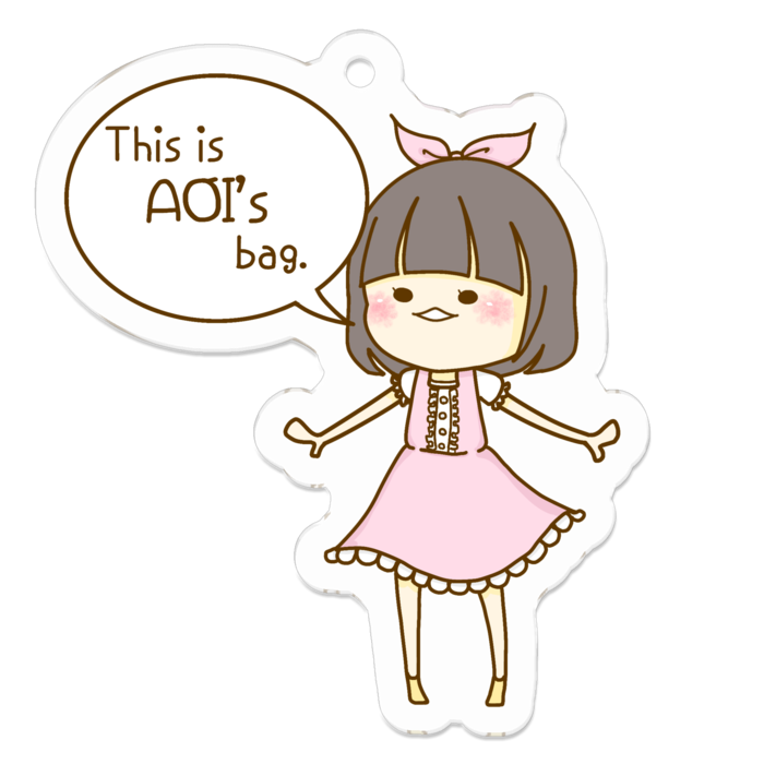 アクリルキーホルダー - 50 x 50 (mm)