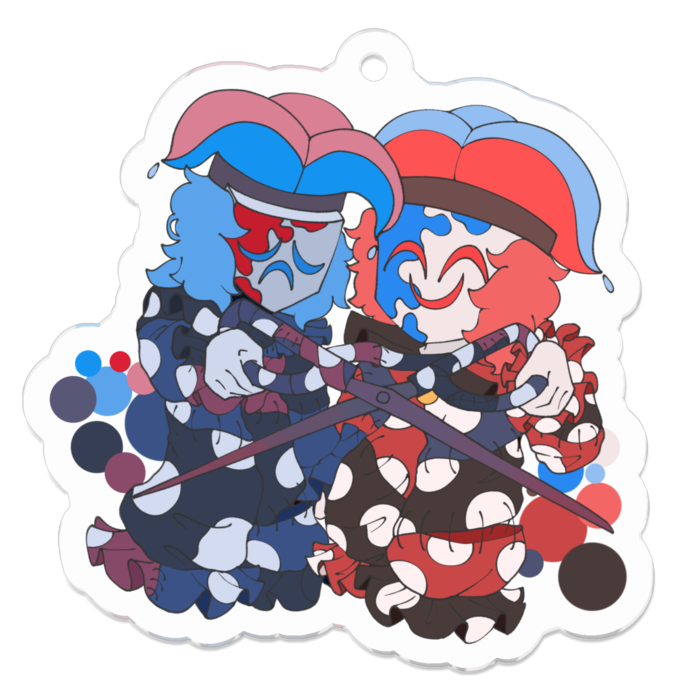 アクリルキーホルダー - 50 x 50 (mm)