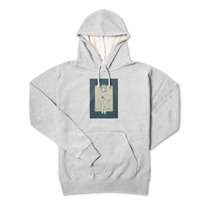 パーカー - L - 杢グレー