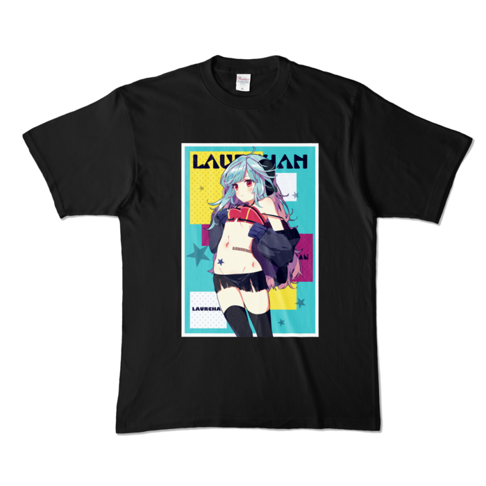 カラーTシャツ - XL - ブラック (濃色)