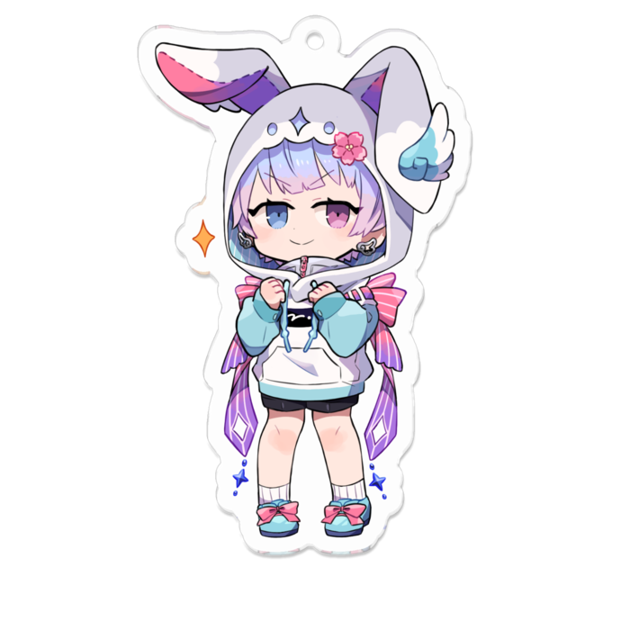 アクリルキーホルダー - 70 x 70 (mm)