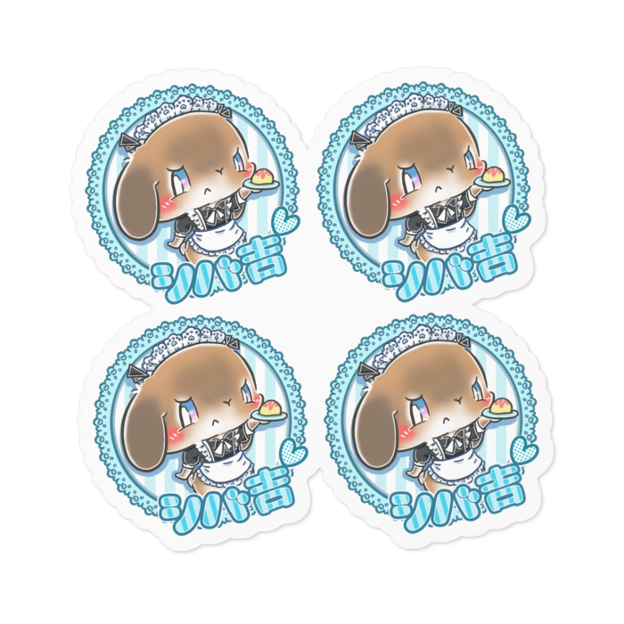 ステッカー - 100 x 100 (mm)