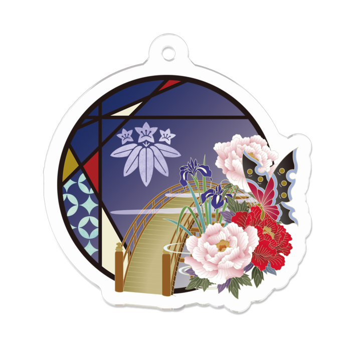 アクリルキーホルダー - 50 x 50 (mm)