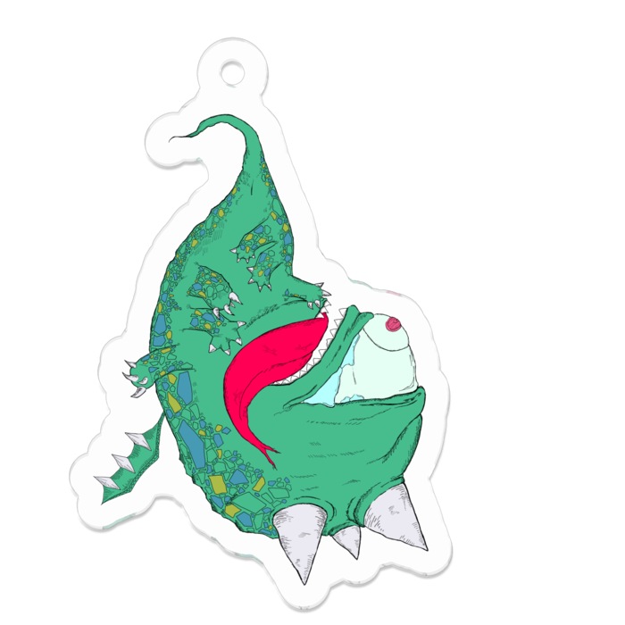 アクリルキーホルダー - 50 x 50 (mm)