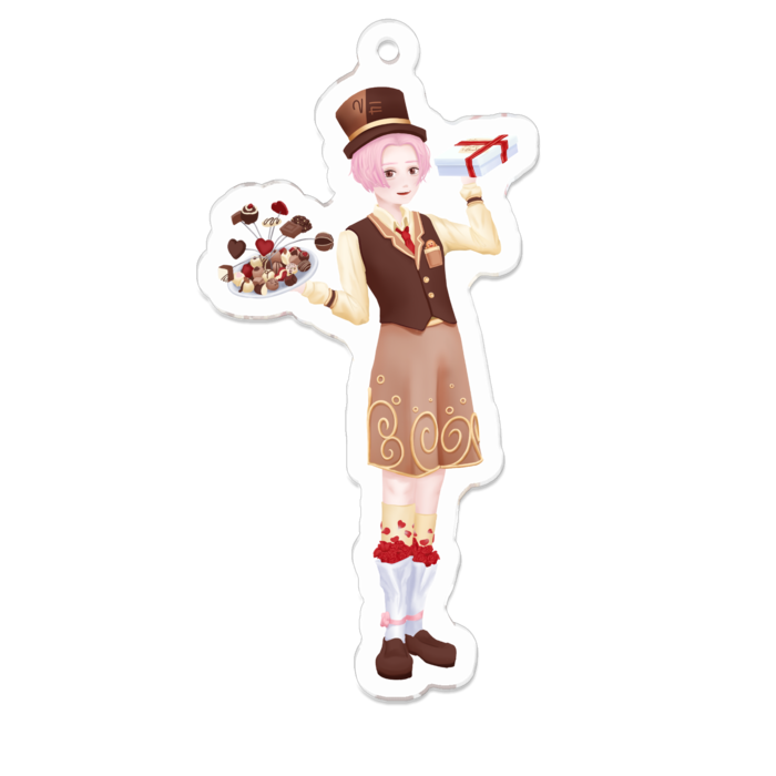 アクリルキーホルダー - 70 x 70 (mm)