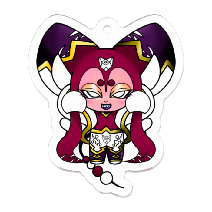 アクリルキーホルダー（コーティング） - 50 x 50 (mm)