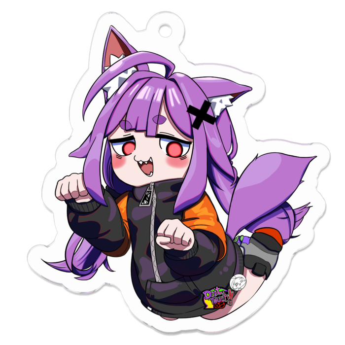 にゃあるるこアクキー - 50 x 50 (mm)(1)