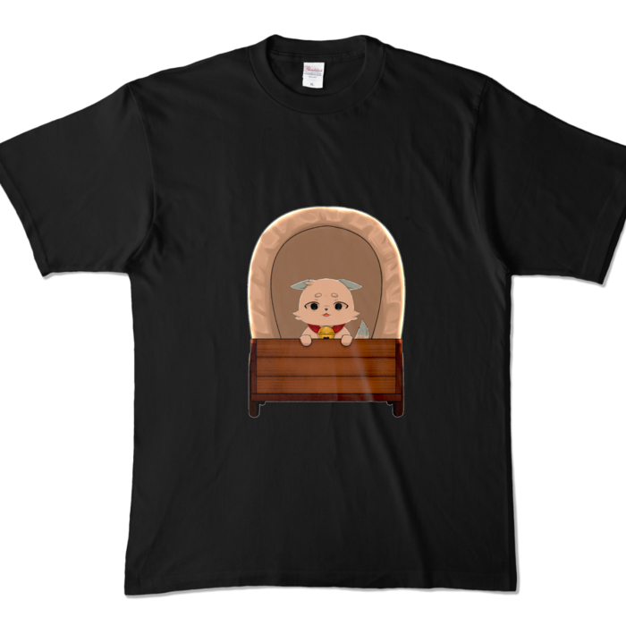 カラーTシャツ - XL - ブラック (濃色)