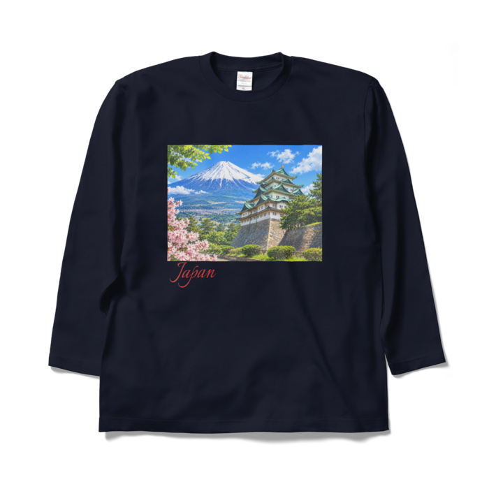 ロングスリーブTシャツ - XL - ネイビー