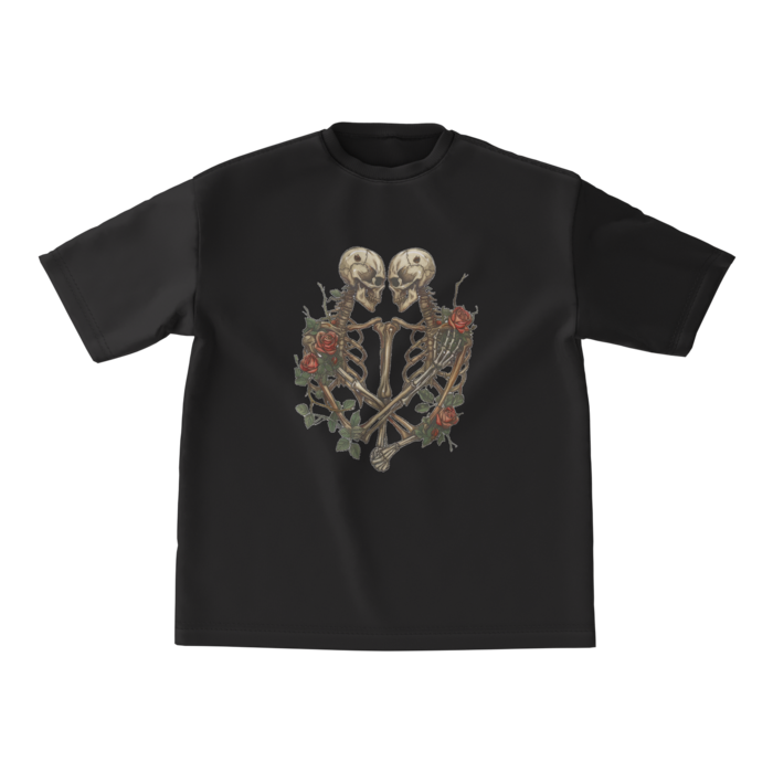 ビッグシルエットTシャツ - M -黒