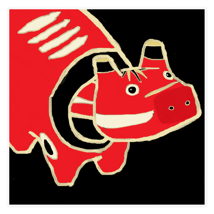 ステッカー(クリアタイプ) - 160 x 160 (mm)