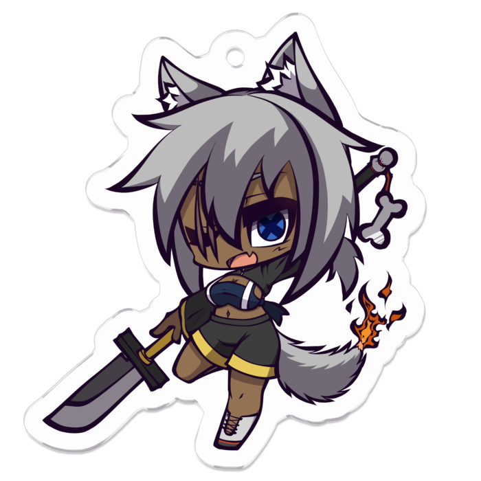 アクリルキーホルダー - 50 x 50 (mm)