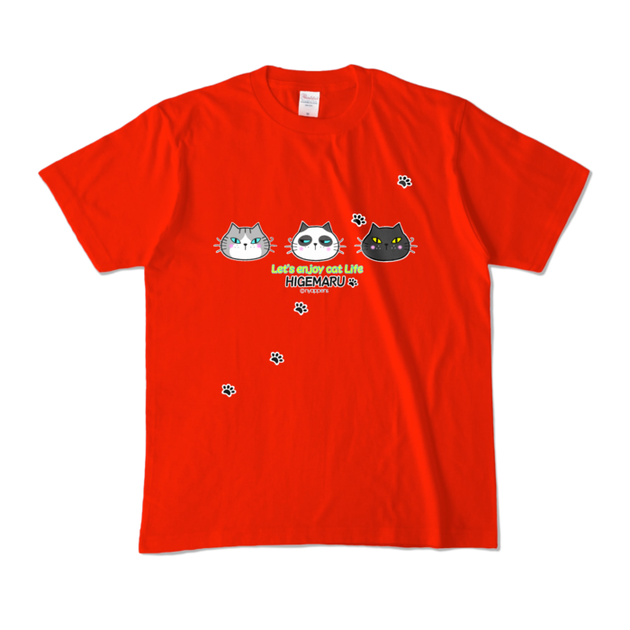 カラーTシャツ - M - レッド (濃色)