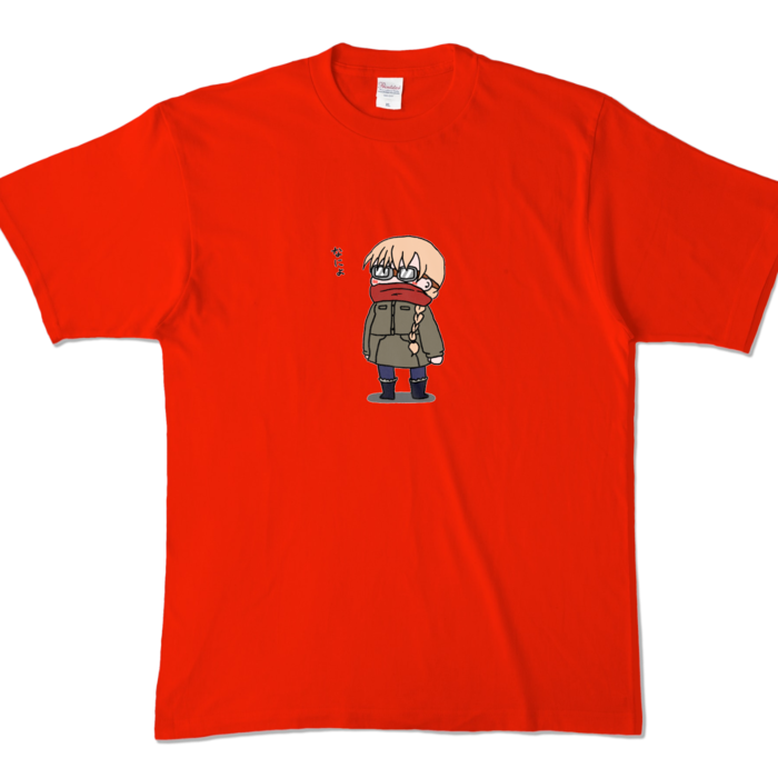 なによTシャツ - XL - レッド (濃色)