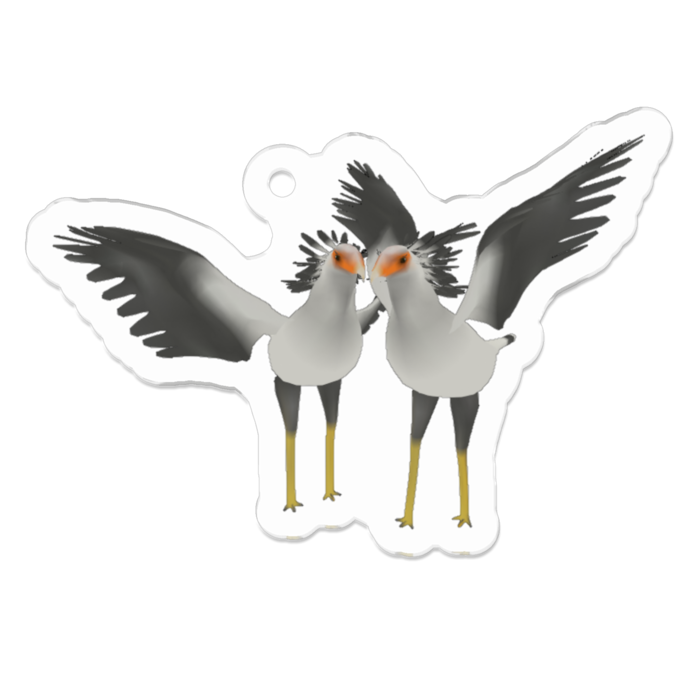 アクリルキーホルダー - 50 x 50 (mm)