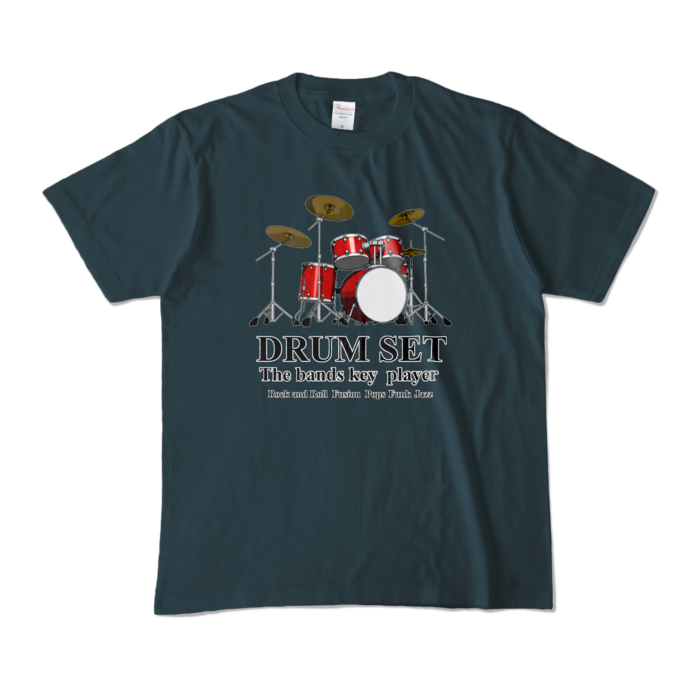 カラーTシャツ - M - デニム (濃色)