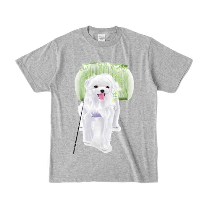 カラーTシャツ - S - 杢グレー (濃色)