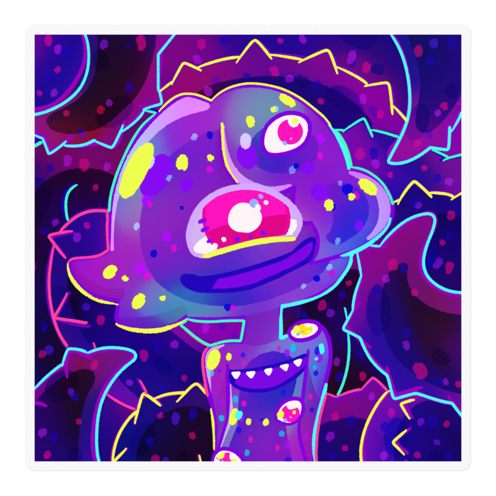 ステッカー - 100 x 100 (mm)