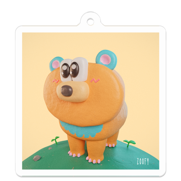 アクリルキーホルダー - 50 x 50 (mm)