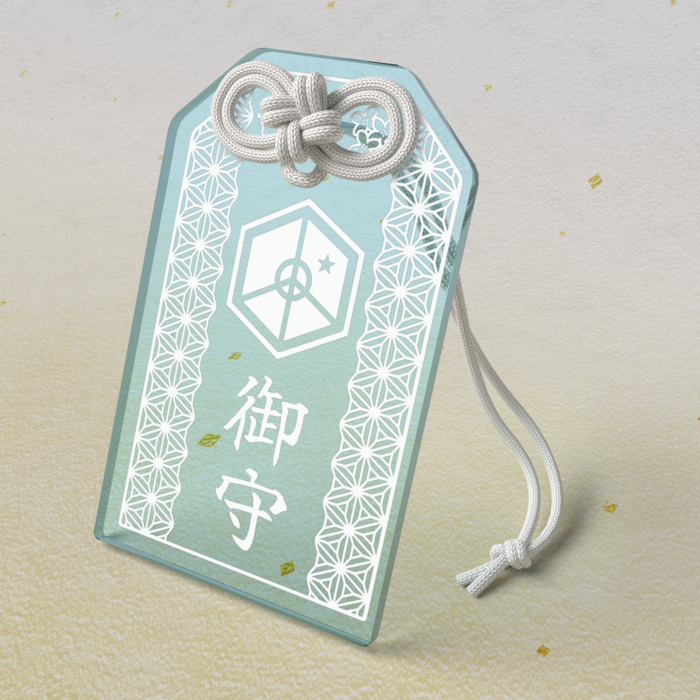 桔梗麻の葉 [Kikyo Asanoha] : 50 x 80 (mm)